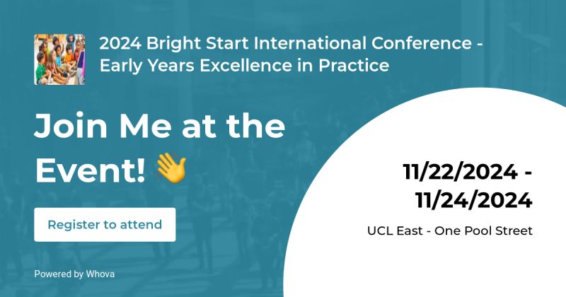 Call for presentations: Symposium on IG Strategies in Early Childhood, Nov 2024